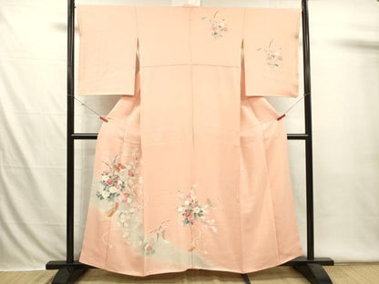 平和屋着物■訪問着　御所車花文　暈し染め　金彩　正絹　逸品　DABI3541ya