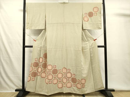 平和屋着物■中国三大刺繍　スワトウ刺繍　汕頭刺繍　訪問着　絞り　蜀江花文　正絹　逸品　DABI3543ya