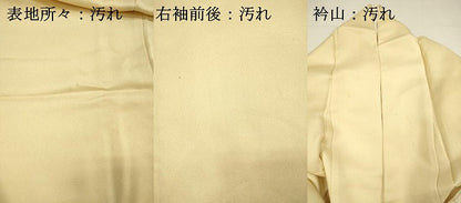 平和屋着物■訪問着　手描き　風景文　暈し染め　正絹　逸品　DABI3545ya