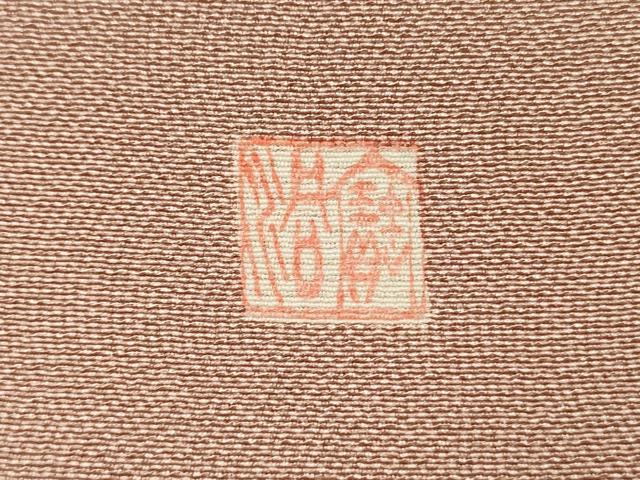 平和屋着物■江戸小紋　訪問着　作家物　風景文　正絹　逸品　DABI3550ya