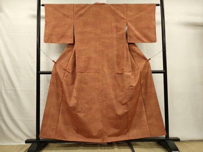 平和屋着物■上質な紬　霞文　暈し染め　正絹　逸品　DABI3559ya
