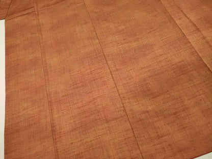 平和屋着物■上質な紬　霞文　暈し染め　正絹　逸品　DABI3559ya