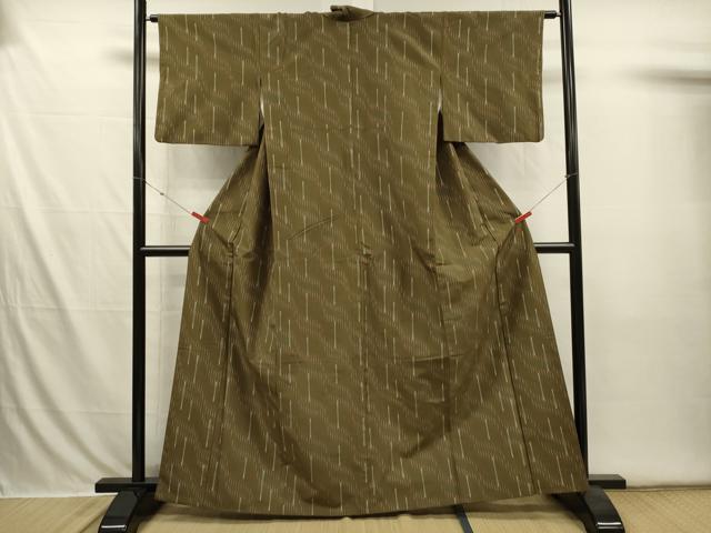 平和屋着物■上質な紬　抽象文様　正絹　逸品　DABI3571ya