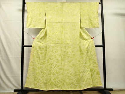 平和屋着物■上質な小紋　総絞り　芝尽くし　正絹　逸品　DABI3598ya