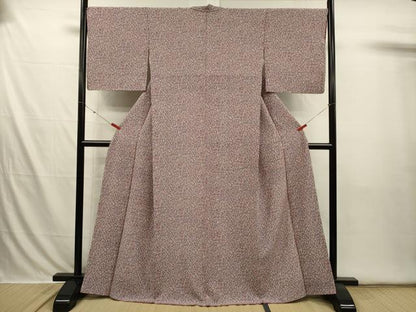 平和屋着物■上質な小紋　成り物　正絹　逸品　DABI3600ya
