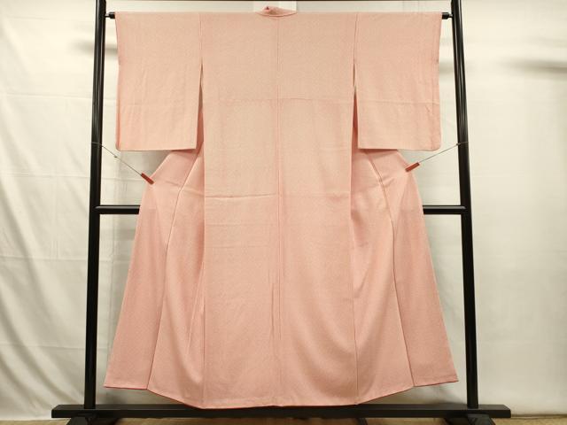 平和屋着物■上質な小紋　変わり縞　正絹　逸品　DABI3629ya