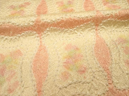 平和屋着物■上質な小紋　絞り　変わり格子　正絹　逸品　DABI3643ya