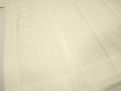 平和屋着物■長襦袢　袷　紗綾形花地紋　正絹　逸品　DABI3662ya