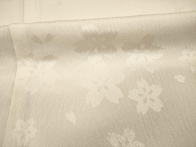 平和屋着物■長襦袢　無双仕立て　舞桜文　暈し染め　正絹　逸品　DABI3663ya