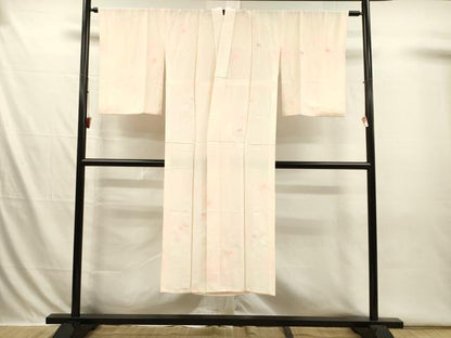 平和屋着物■長襦袢　無双仕立て　手描き　絞り　草花文　暈し染め　正絹　逸品　DABI3664ya