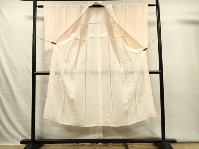 平和屋着物■長襦袢　無双仕立て　手描き　絞り　草花文　暈し染め　正絹　逸品　DABI3664ya