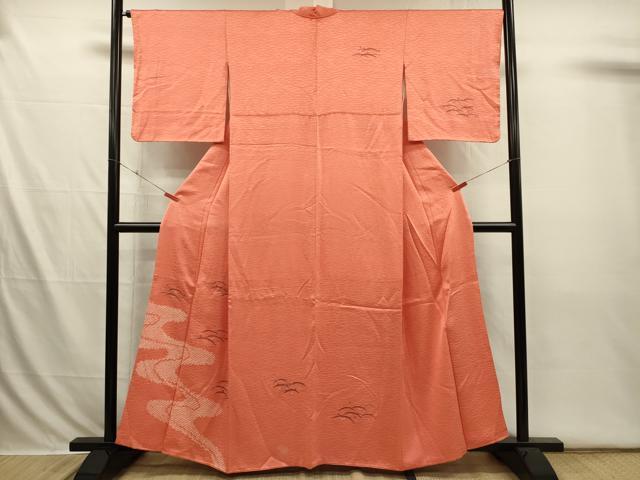 平和屋着物■訪問着　絞り　露芝文　金彩　三越扱い　正絹　逸品　DABI3671ya