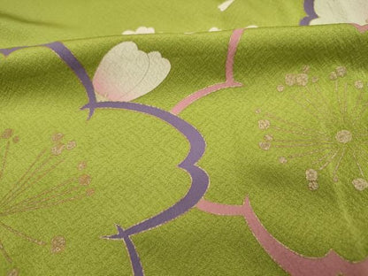 平和屋着物■豪華振袖　舞桜文　金彩　正絹　逸品　DABI3676ya