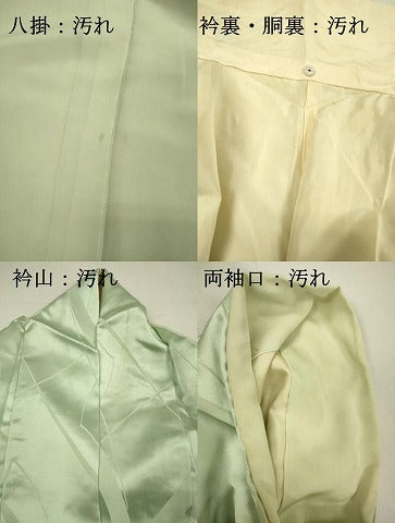 平和屋着物■訪問着　刺繍　鬘帯　結び紐　暈し染め　正絹　逸品　DABI3678ya