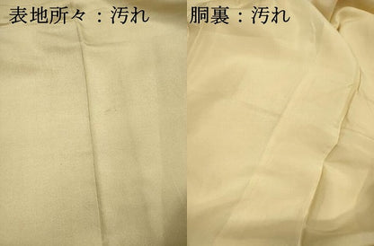 平和屋着物■訪問着　更紗花丸文　銀糸　正絹　逸品　DABI3679ya