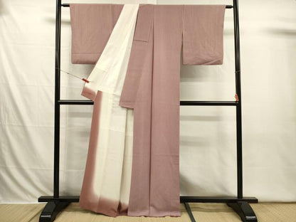 平和屋着物■上質な小紋　間道　正絹　逸品　DABI3680ya