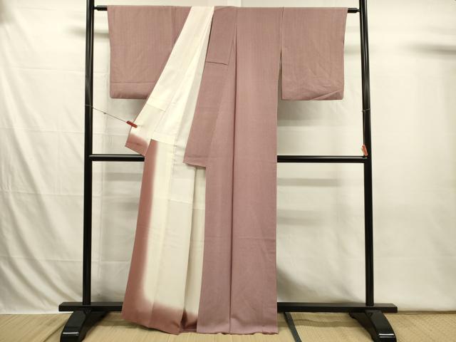 平和屋着物■上質な小紋　間道　正絹　逸品　DABI3680ya