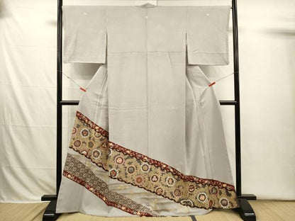 平和屋着物■豪華色留袖　花丸文　宝尽くし　金彩　正絹　逸品　DABI3698ya