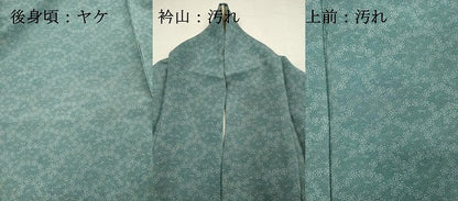 平和屋着物■江戸小紋　松葉散らし　舞桜　正絹　逸品　DABI3779ya