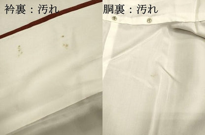 平和屋着物■訪問着　螺鈿　舞蝶花文　宝尽くし　金彩　正絹　逸品　DABI3780ya