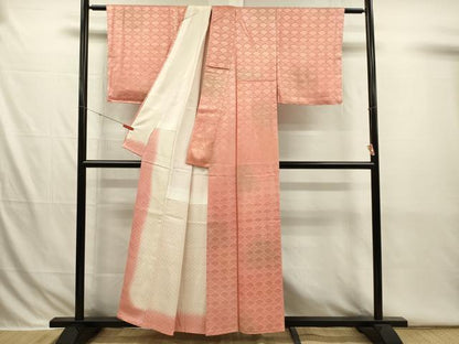 平和屋着物■上質な小紋　青海波地紋　暈し染め　正絹　逸品　DABI3784ya