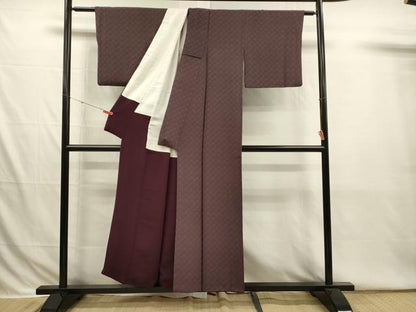 平和屋着物■江戸小紋　荒磯　正絹　逸品　DABI3785ya