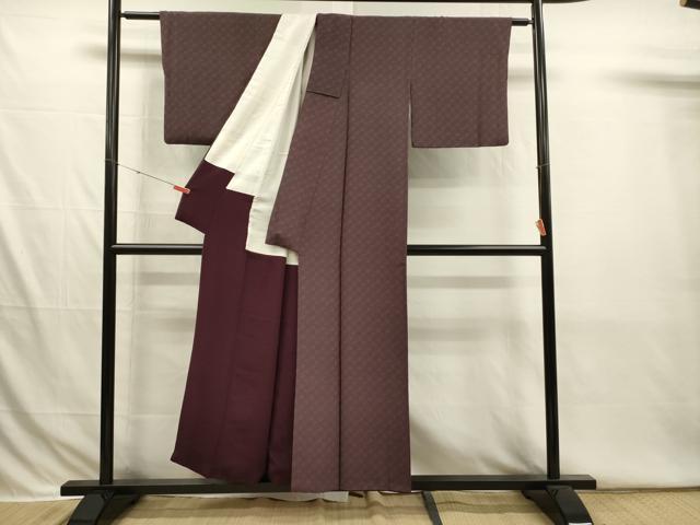 平和屋着物■江戸小紋　荒磯　正絹　逸品　DABI3785ya