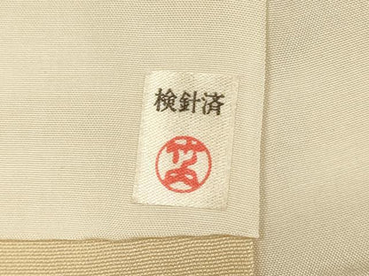 平和屋着物■豪華色留袖　花笛文　金糸　正絹　逸品　DABI3793ya