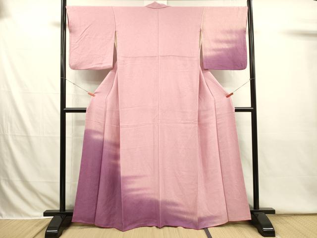 平和屋着物■訪問着　霞文　暈し染め　正絹　逸品　DABI3796ya