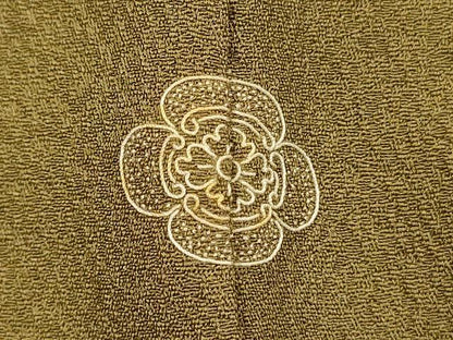 平和屋着物■豪華色留袖　花芝文　金糸　正絹　逸品　DABI3797ya
