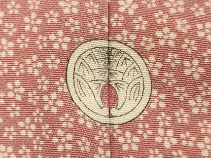 平和屋着物■江戸小紋　作家物　小花尽くし文　正絹　逸品　DABI3811ya