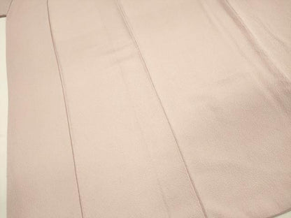 平和屋着物■上質な色無地　霞地紋　薄桜色　正絹　逸品　DABI3828ya