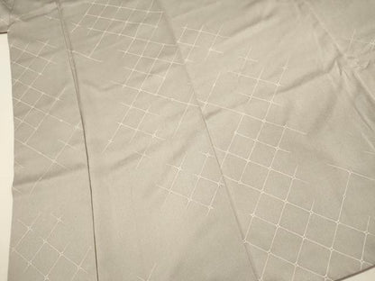 平和屋着物■上質な小紋　網目文　正絹　逸品　DABI3831ya