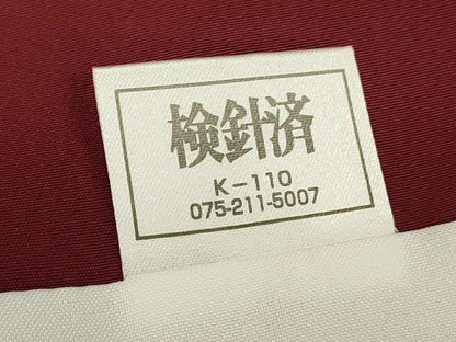 平和屋着物■江戸小紋　変わり格子　正絹　逸品　DABI3847ya