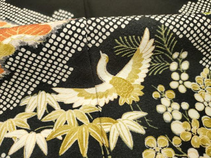 平和屋着物■豪華振袖　花菱文　宝尽くし　松竹梅　金彩　正絹　逸品　DABI3849ya