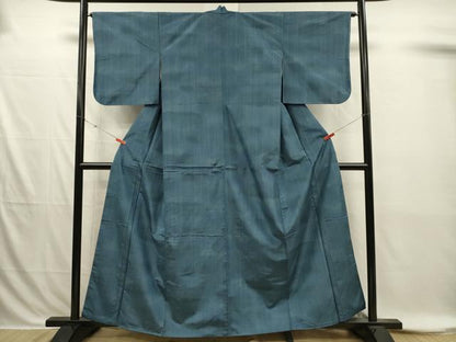 平和屋着物■上質な紬　霞文　暈し染め　正絹　逸品　DABI3876ya