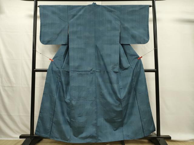 平和屋着物■上質な紬　霞文　暈し染め　正絹　逸品　DABI3876ya