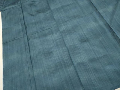 平和屋着物■上質な紬　霞文　暈し染め　正絹　逸品　DABI3876ya