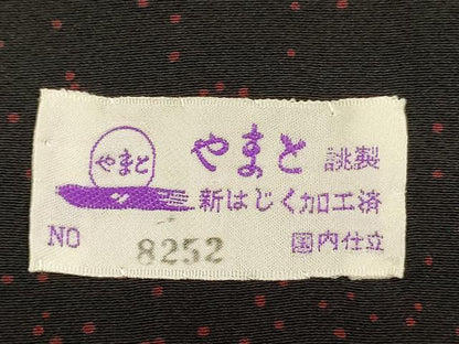 平和屋着物■上質な色無地　紅緋色　やまと誂製　正絹　逸品　DABI3880ya