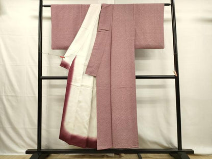 平和屋着物■江戸小紋　大小あられ　正絹　逸品　DABI3881ya