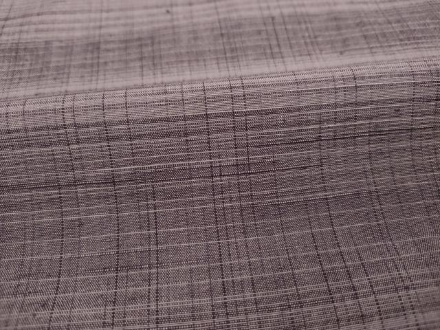 平和屋着物■上質な紬　横段文　正絹　逸品　DABI3882ya