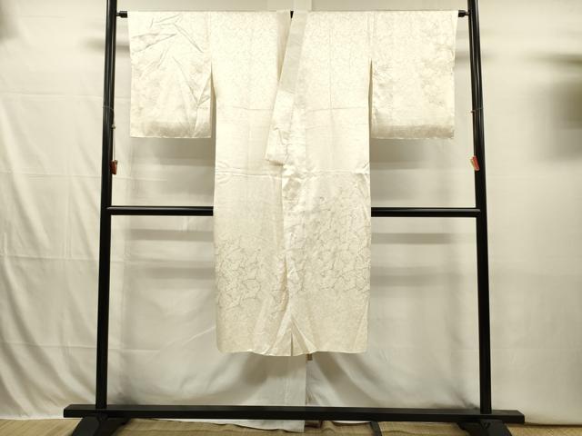 平和屋着物■長襦袢　袷　群鶴文　金彩　正絹　逸品　DABI3884ya