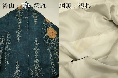平和屋着物■上質な小紋　洋花唐草文　やまと誂製　正絹　逸品　DABI3885ya