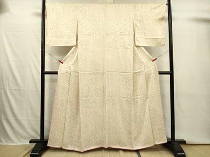 平和屋着物■上質な小紋　抽象文様　正絹　逸品　DABI3887ya