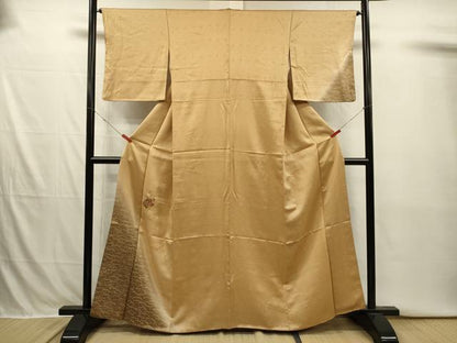 平和屋着物■訪問着　駒刺繍　花籠文　暈し染め　金彩　三越扱い　正絹　逸品　DABI3891ya