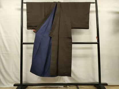 平和屋着物■男性　紬　抽象文様　正絹　逸品　DABI3893ya