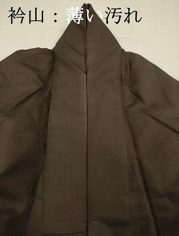 平和屋着物■男性　紬　間道　正絹　逸品　DABI3900ya