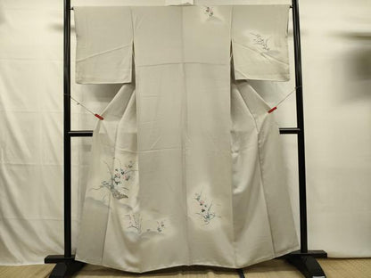 平和屋着物■訪問着　草花文　暈し染め　やまと誂製　正絹　逸品　DABI3905ya