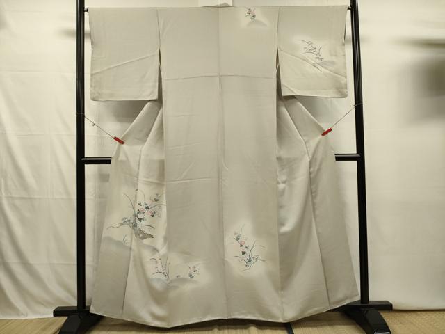 平和屋着物■訪問着　草花文　暈し染め　やまと誂製　正絹　逸品　DABI3905ya