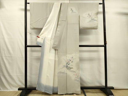平和屋着物■訪問着　草花文　暈し染め　やまと誂製　正絹　逸品　DABI3905ya